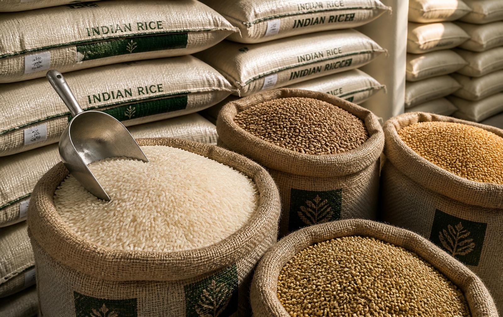 Rice, Grains & Pulses