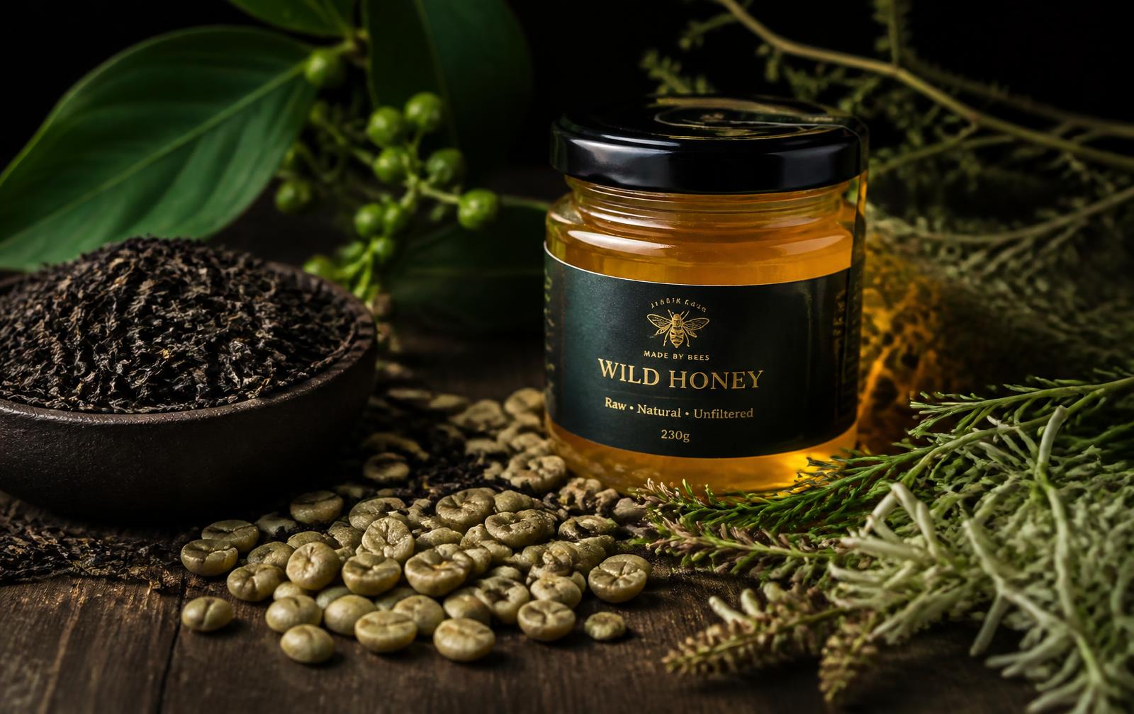 Tea, Coffee, Honey & Naturals